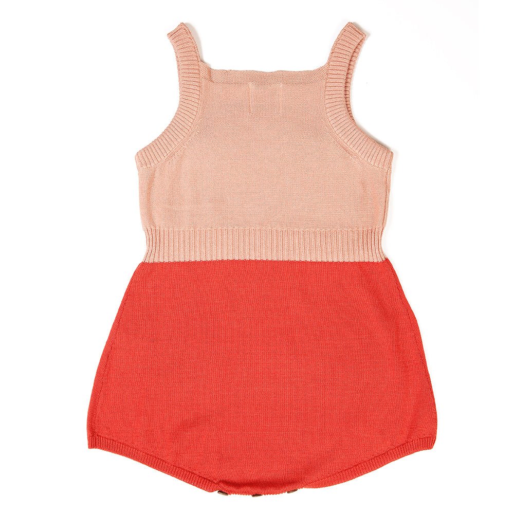 Ahoy Sunsuit Coral by Knit Planet - Petite Belle