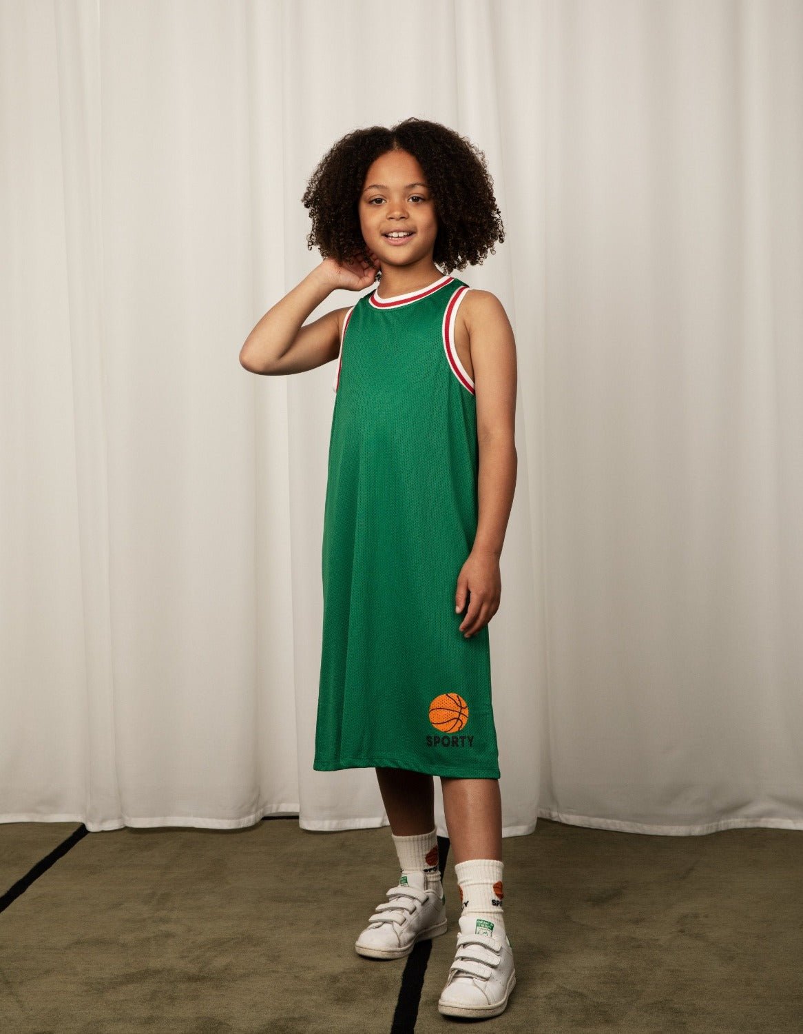 Basketball Mesh Jersey Dress by Mini Rodini - Petite Belle