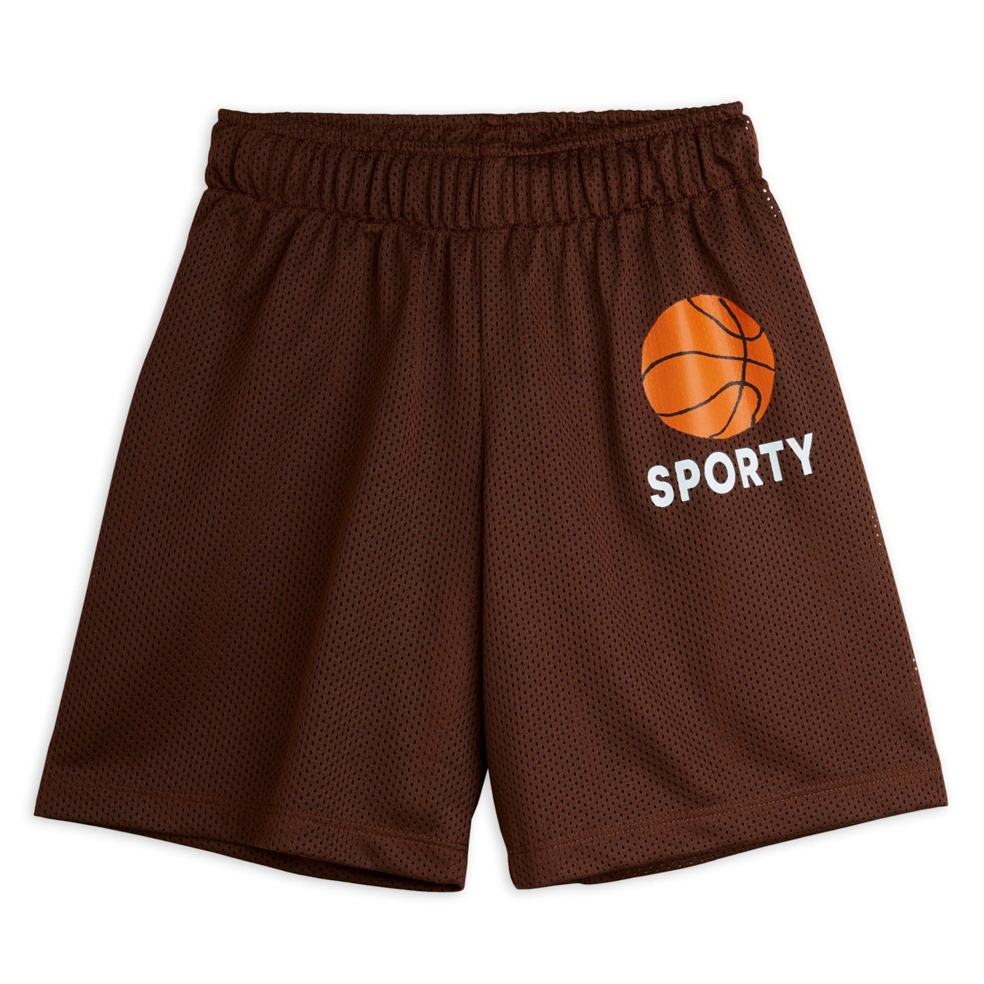 Basketball Mesh Shorts in Brown by Mini Rodini - Petite Belle