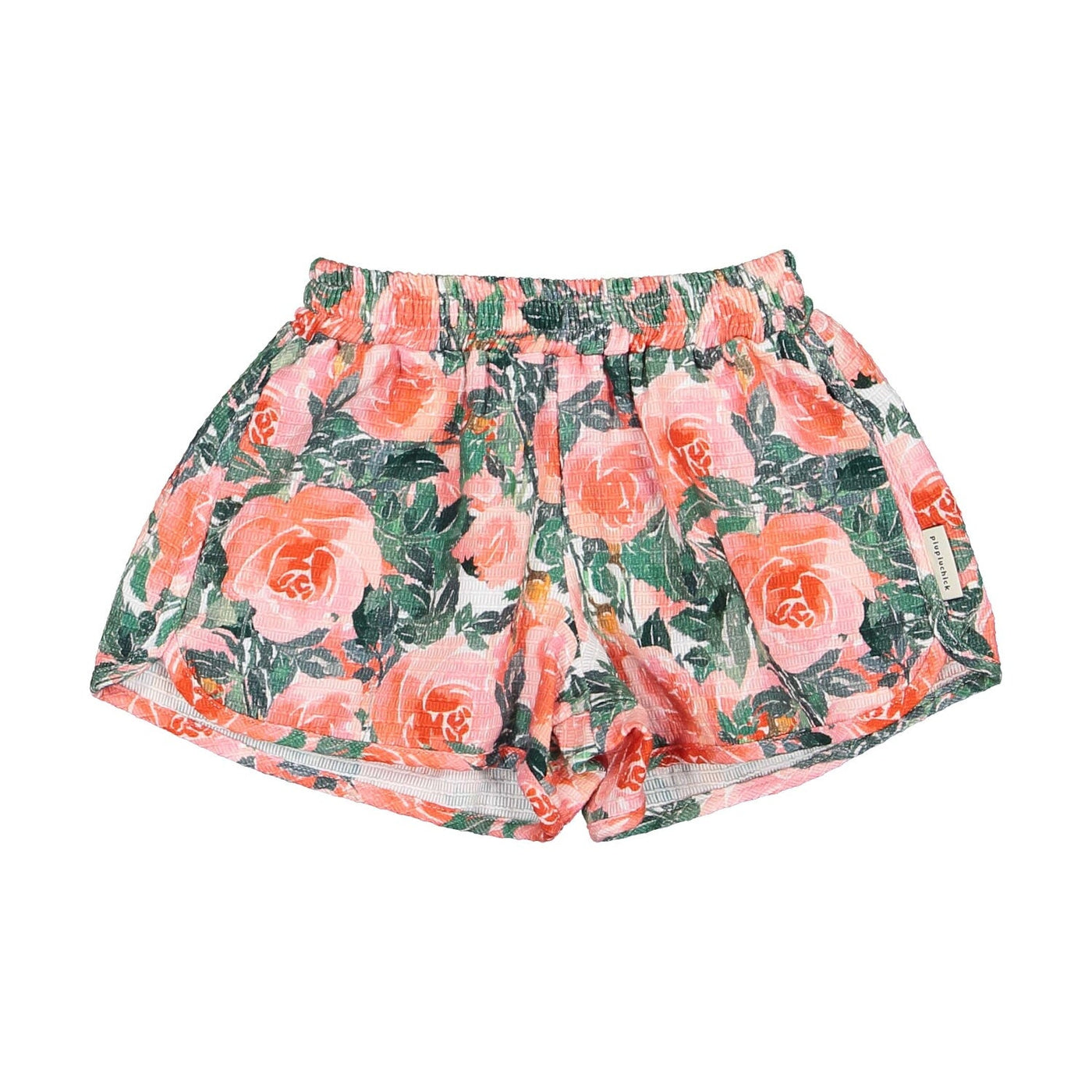 Big Flowers All Over Shorts by Piupiuchick - Petite Belle
