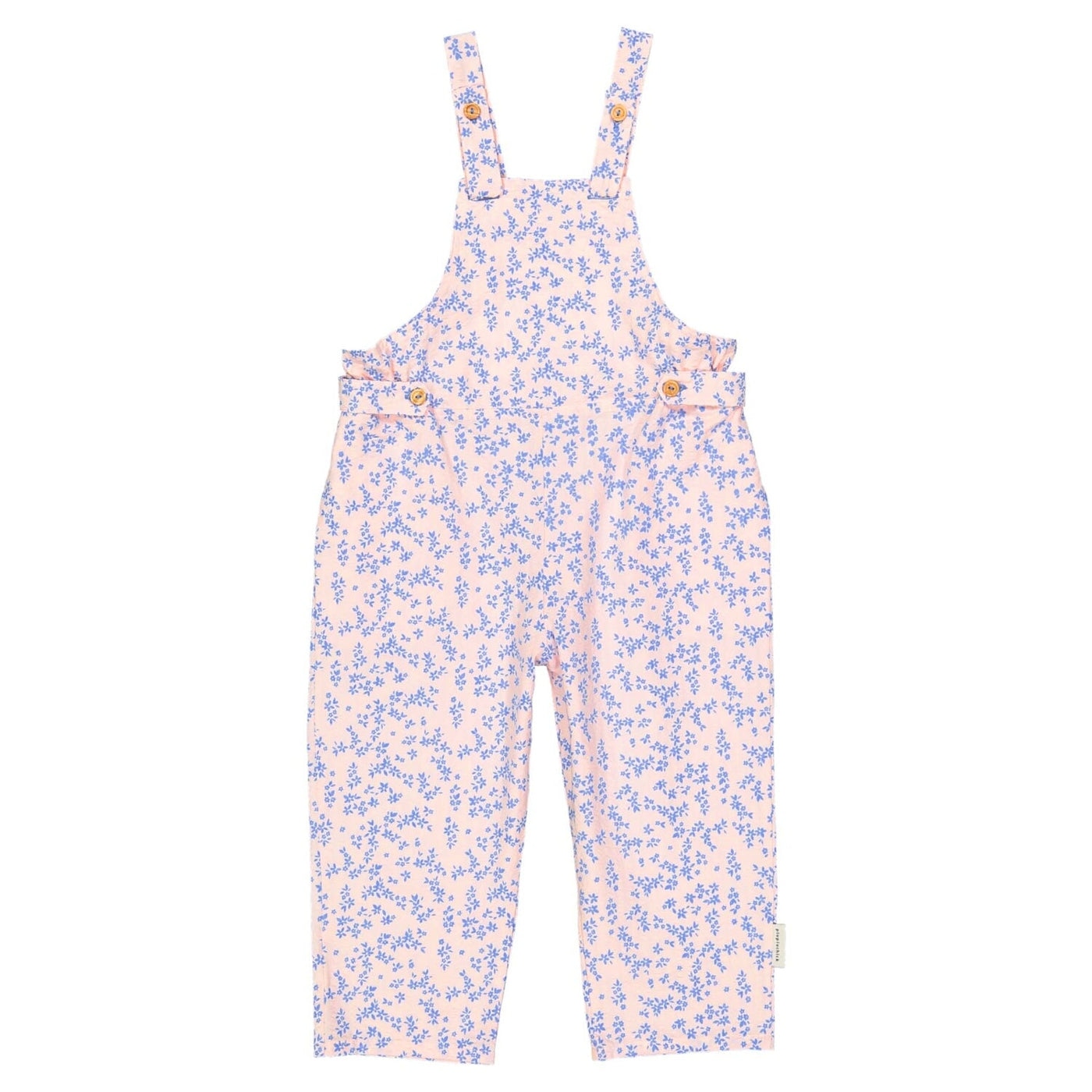 Blue Little Flowers Jumpsuit by Piupiuchick - Petite Belle