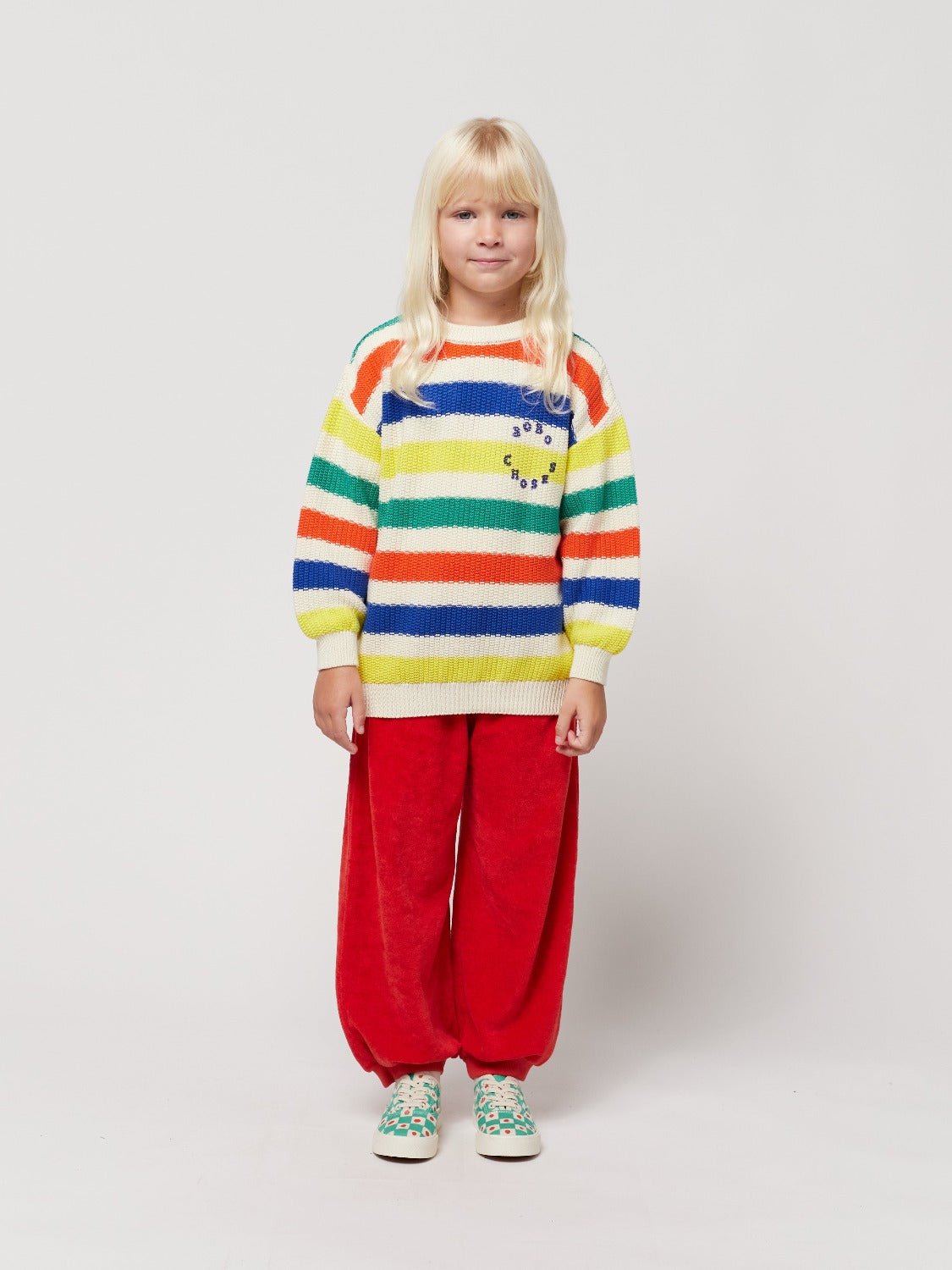Bobo Choses Multicolour Stripes Jumper by Bobo Choses - Petite Belle