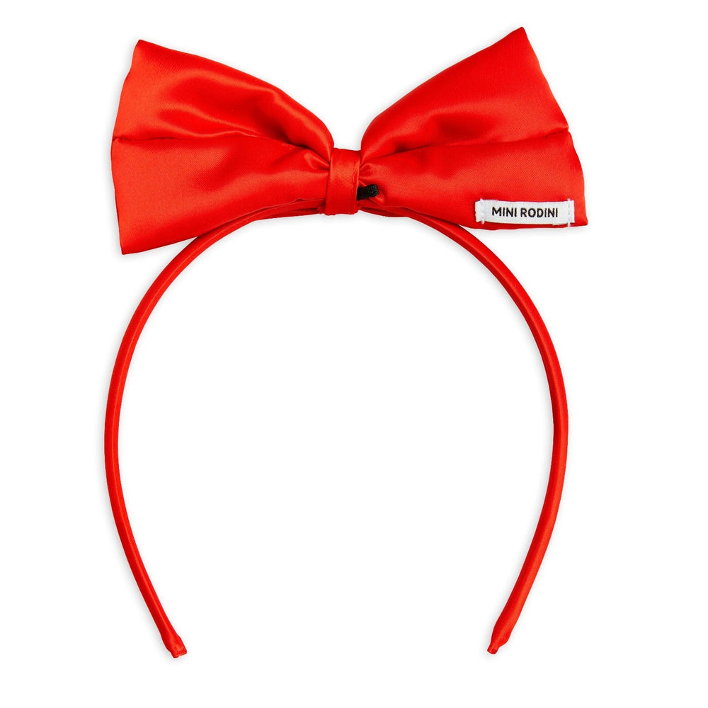 Bow Headband in Red by Mini Rodini - Petite Belle