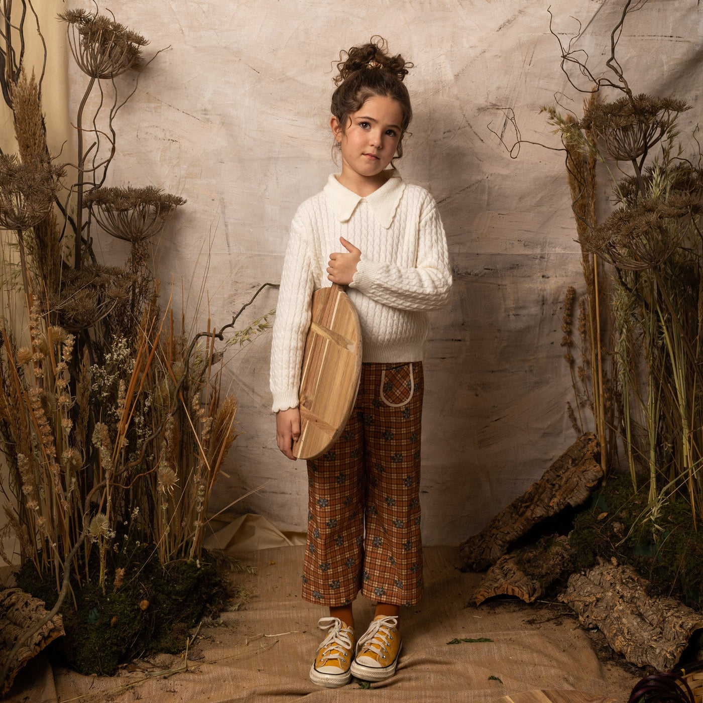 Brick Flared Trousers by Birinit Petit - Petite Belle