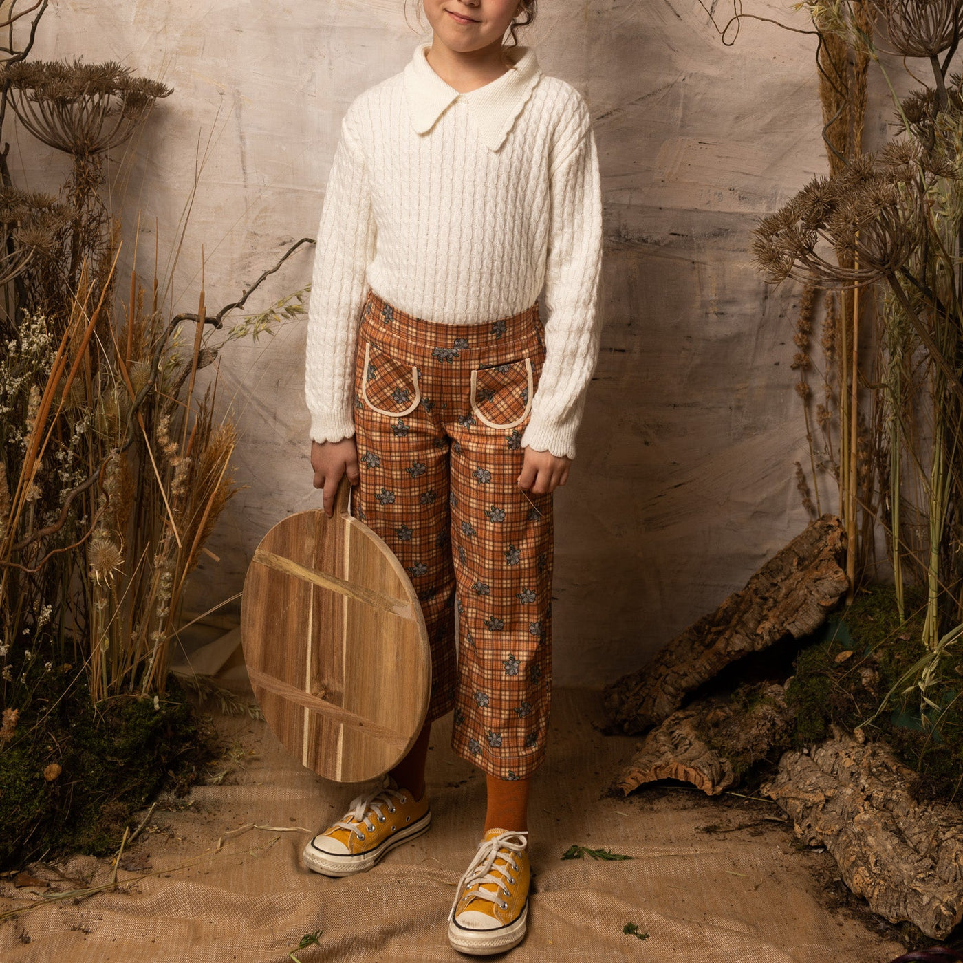 Brick Flared Trousers by Birinit Petit - Petite Belle