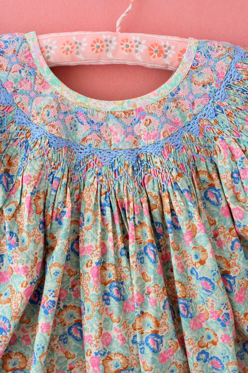 Butterfly Dress in Blue Garden by Bonjour Diary - Petite Belle