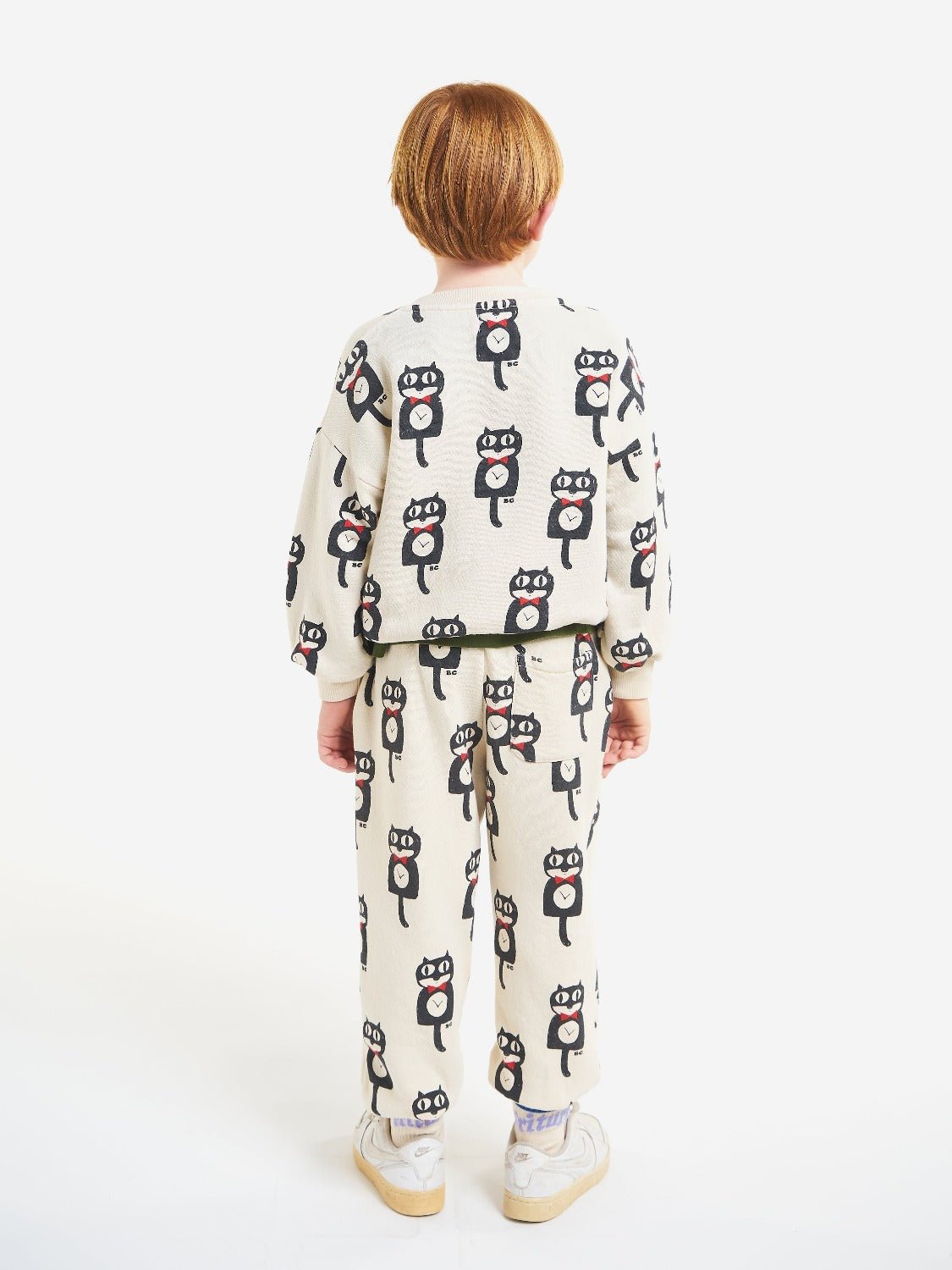 Cat O'Clock All Over Jogging Pants by Bobo Choses - Petite Belle