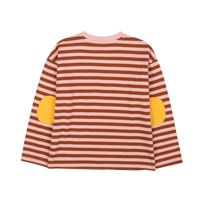 Cat Stripes Long Sleeves Top by Jelly Mallow - Petite Belle