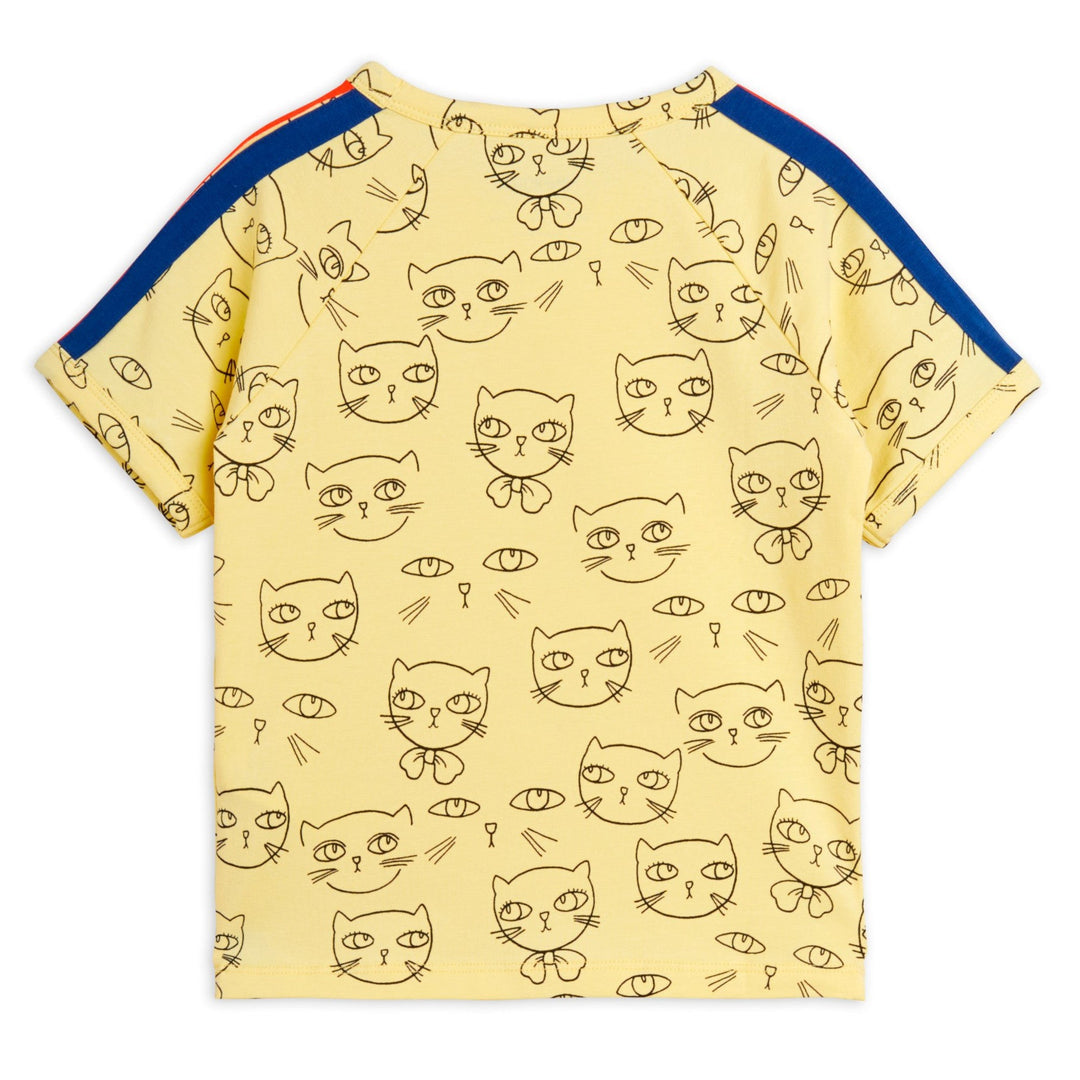 Cathletes T-Shirt in Yellow by Mini Rodini - Petite Belle