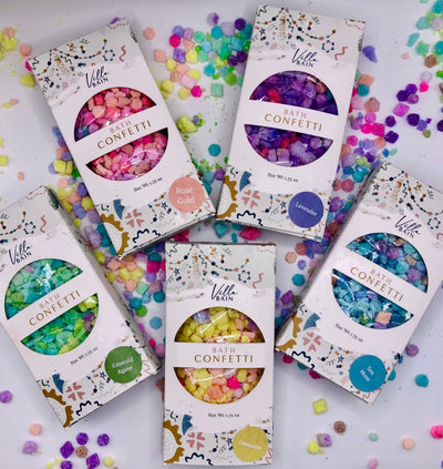 Champagne Bath Confetti by Villa Bain - Petite Belle