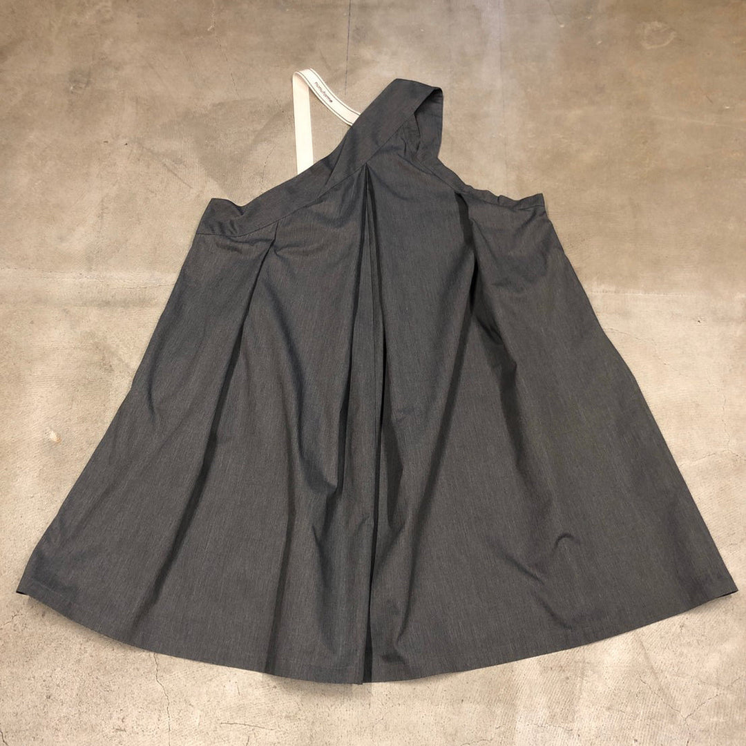 Charcoal Salopette Flare Skirt by Nunuforme - Petite Belle