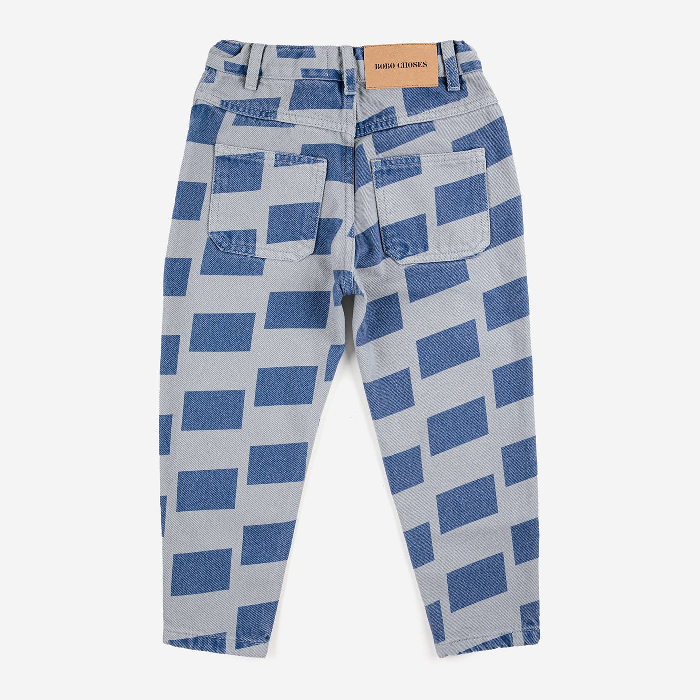 Checker All Over Denim Pants by Bobo Choses - Petite Belle