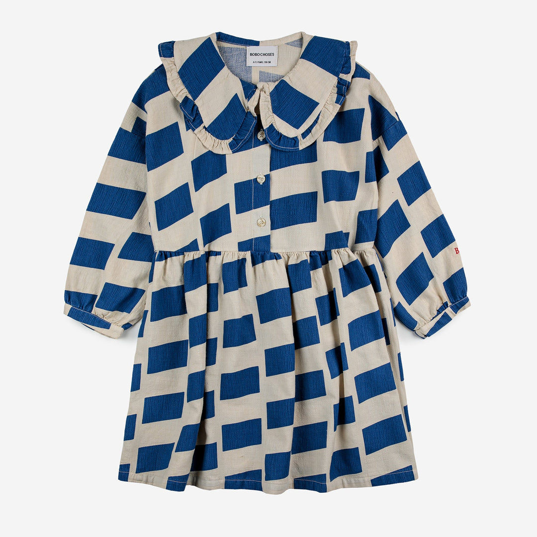 Checker All Over Woven Dress by Bobo Choses - Petite Belle