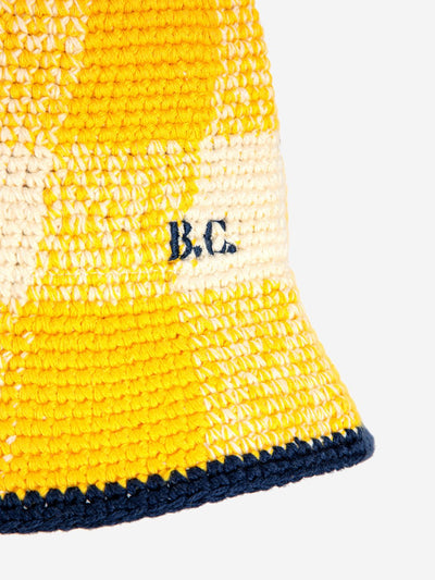 Checkered Crochet Hat by Bobo Choses - Petite Belle