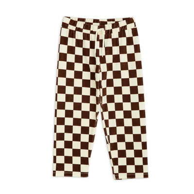 Chess Check Terry Trousers by Mini Rodini - Petite Belle