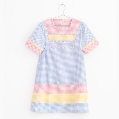 Colour Block Check Dress by Fish & Kids - Petite Belle
