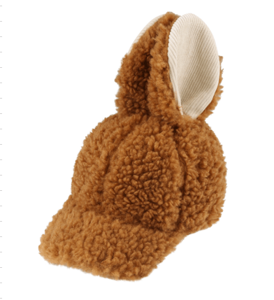 Dumble Rabbit Hat in Brown by Jelly Mallow - Petite Belle