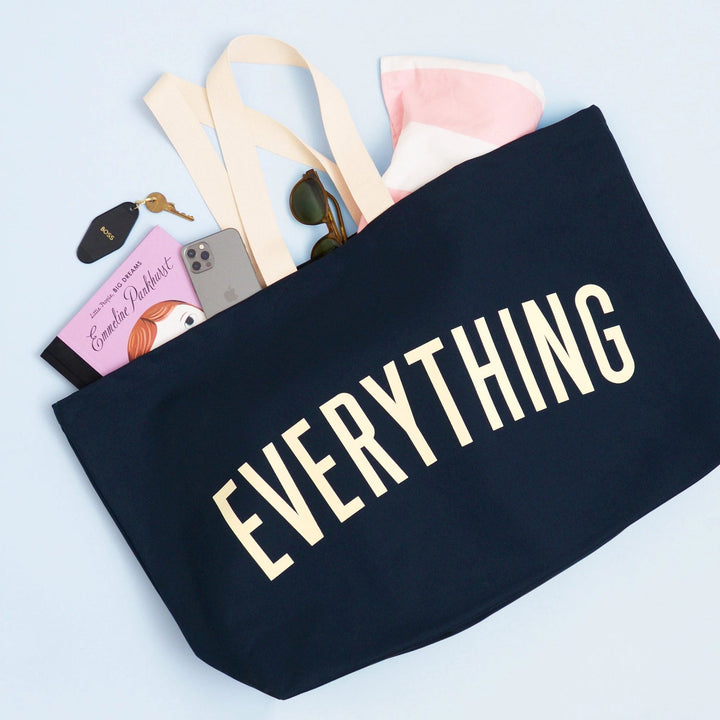 Everything - Midnight Blue REALLY Big Bag by Alphabet Bags - Petite Belle