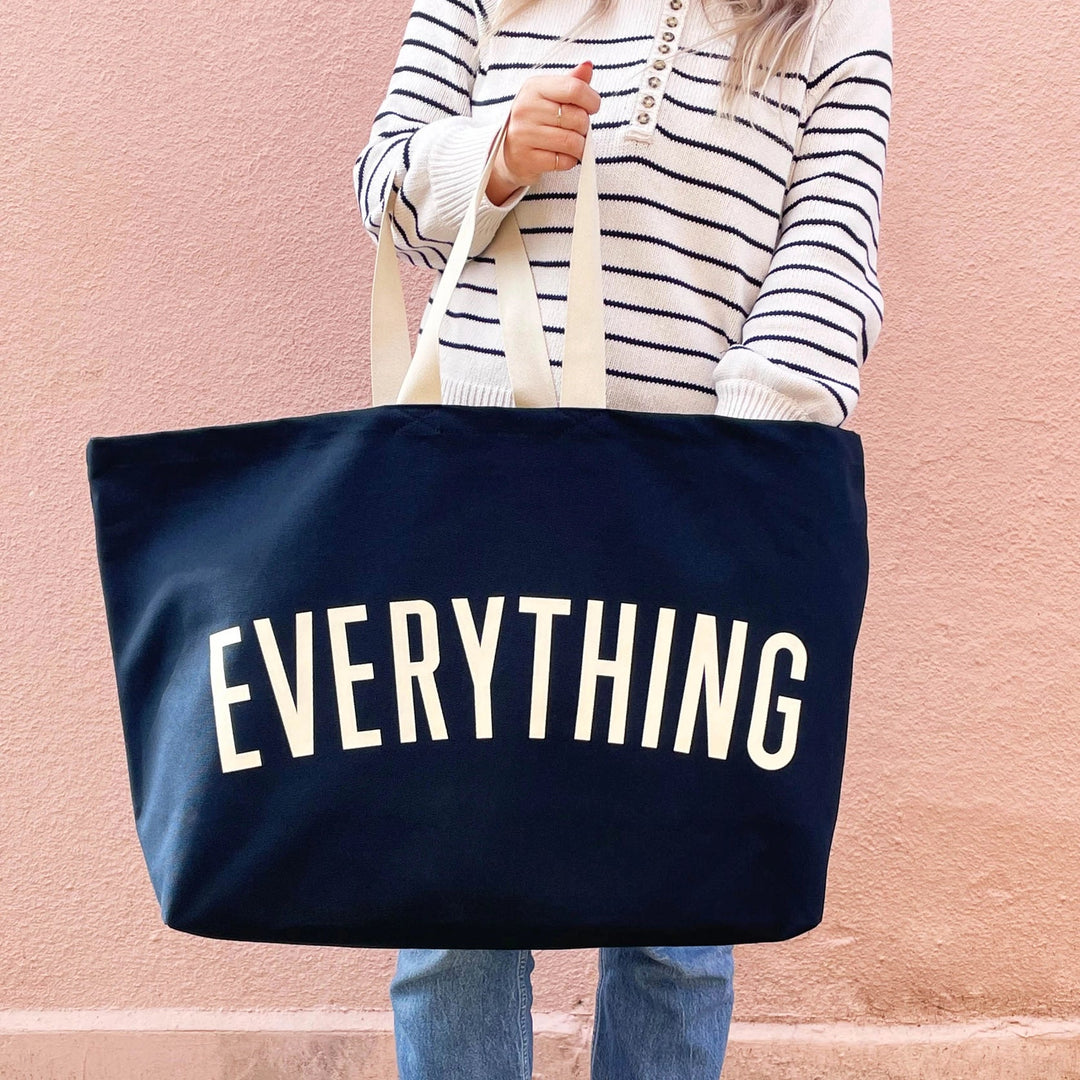 Everything - Midnight Blue REALLY Big Bag by Alphabet Bags - Petite Belle | UK Stockist