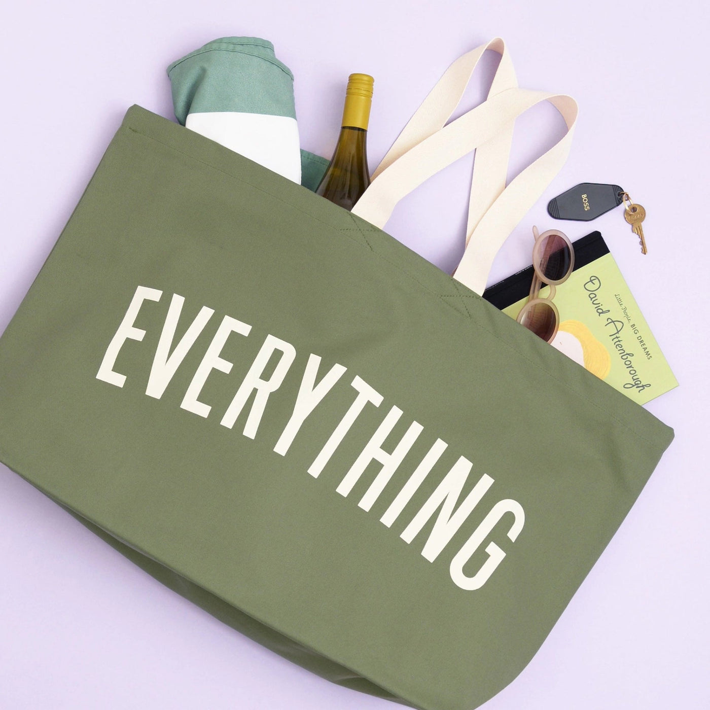 Everything - Olive REALLY Big Bag by Alphabet Bags - Petite Belle