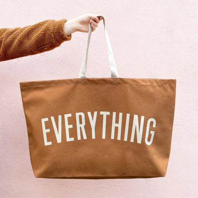 Everything - Tan REALLY Big Bag by Alphabet Bags - Petite Belle