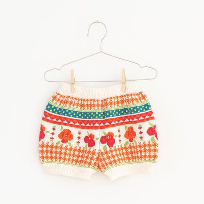 Flowers Knit Shorts by Fish & Kids - Petite Belle