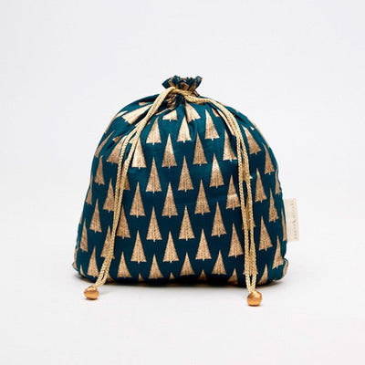 Forest Trees Reusable Cotton Gift Bags by Paper Mirchi - Petite Belle