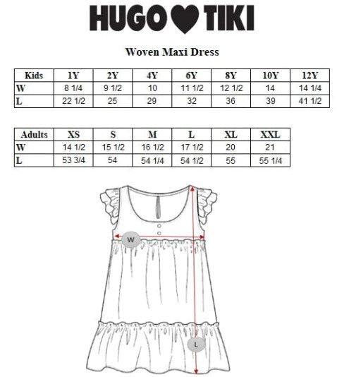 Frites Maxi Dress by Hugo Loves Tiki - Petite Belle
