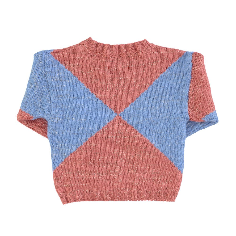 Geometric Intarsia Knitted Sweater by Piupiuchick - Petite Belle