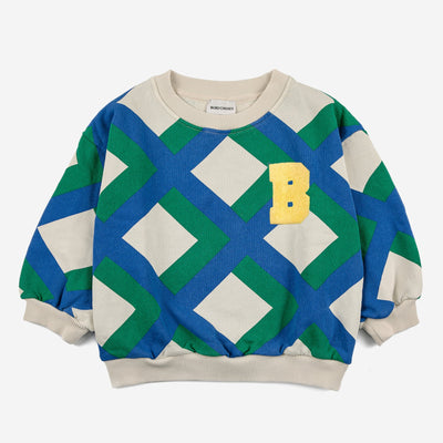 Giant Check Sweatshirt by Bobo Choses - Petite Belle