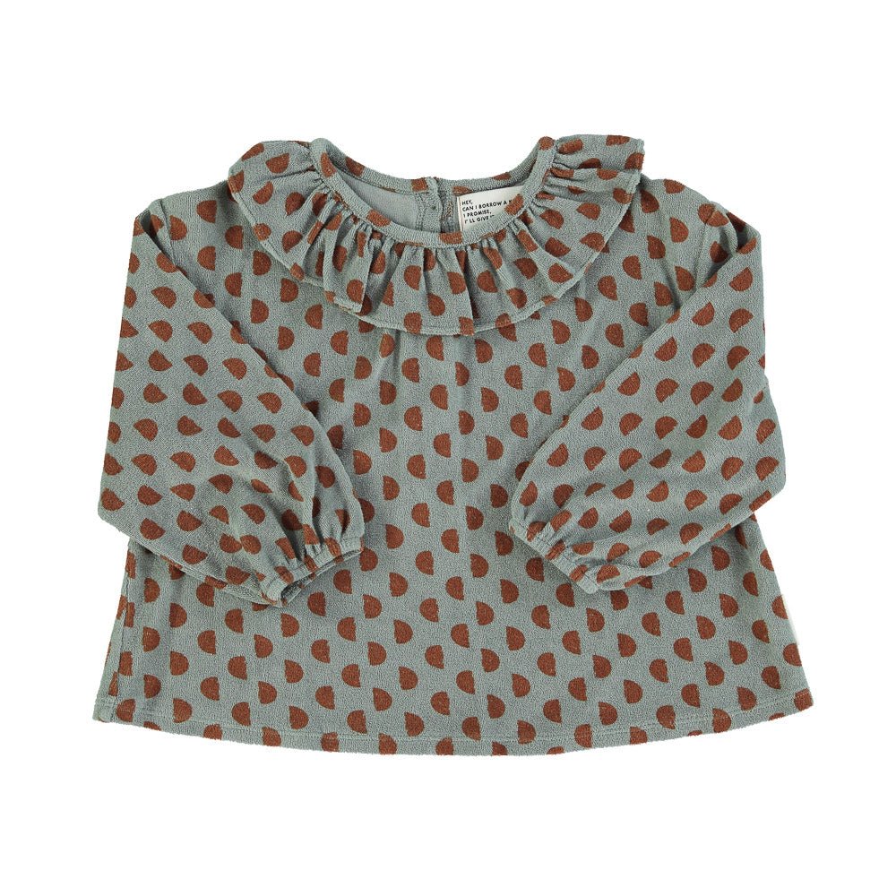 Half Moon Terry Blouse by Piupiuchick - Petite Belle