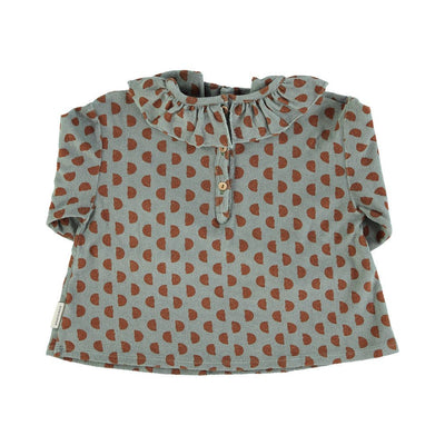 Half Moon Terry Blouse by Piupiuchick - Petite Belle