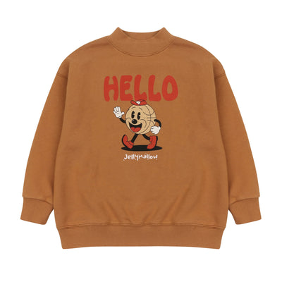 Hello Turtleneck Sweatshirt by Jelly Mallow - Petite Belle