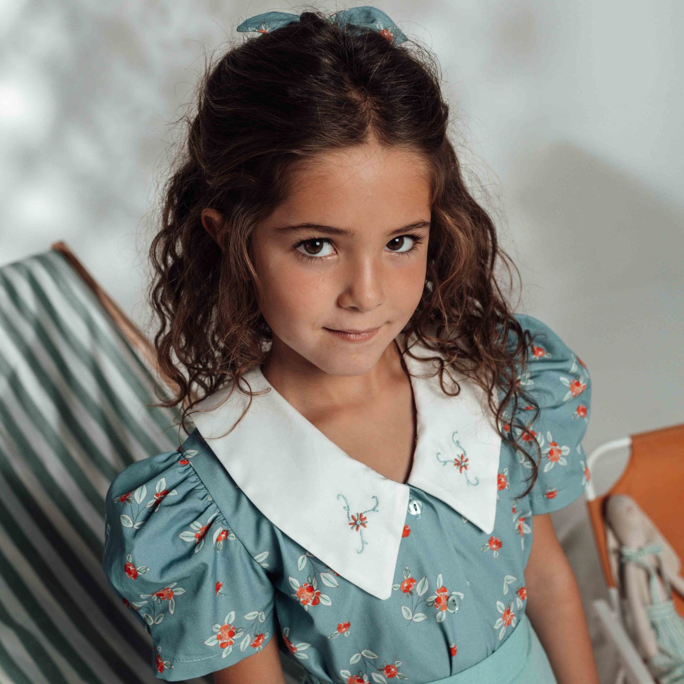 Jackie Shirt With Embroidered Collar by Birinit Petit - Petite Belle