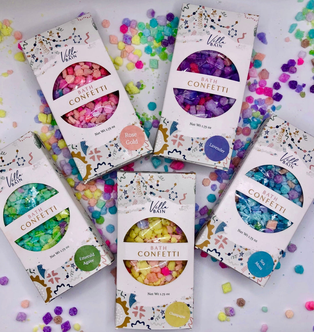 Lavender Bath Confetti by Villa Bain - Petite Belle