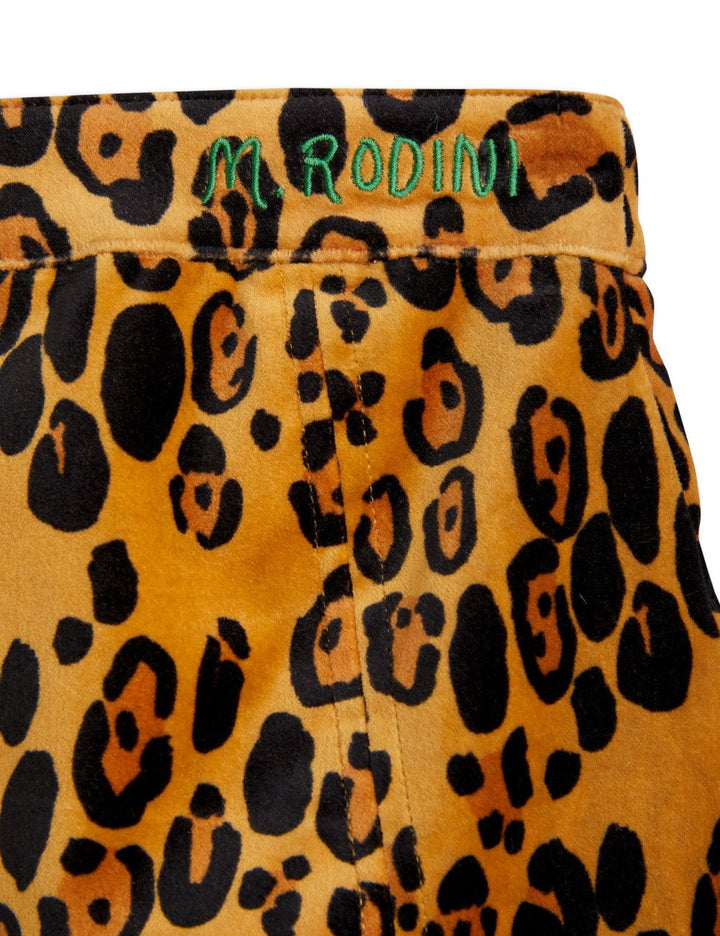 Leopard Velvet Skirt by Mini Rodini - Petite Belle