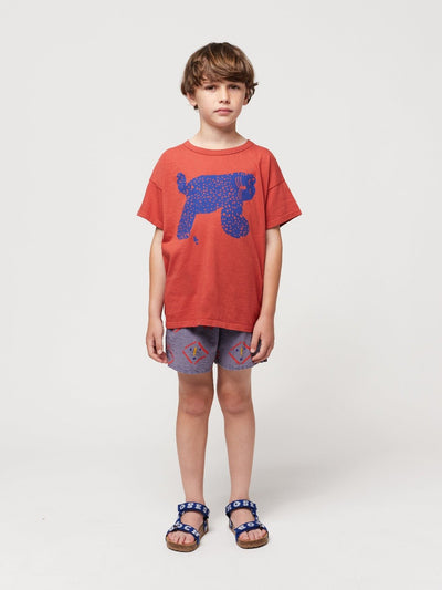 Masks All Over Woven Shorts by Bobo Choses - Petite Belle