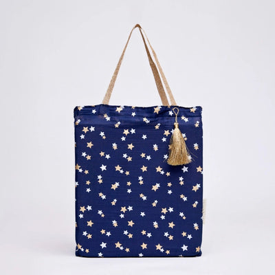 Midnight Stars Reusable Gift Tote Bags by Paper Mirchi - Petite Belle