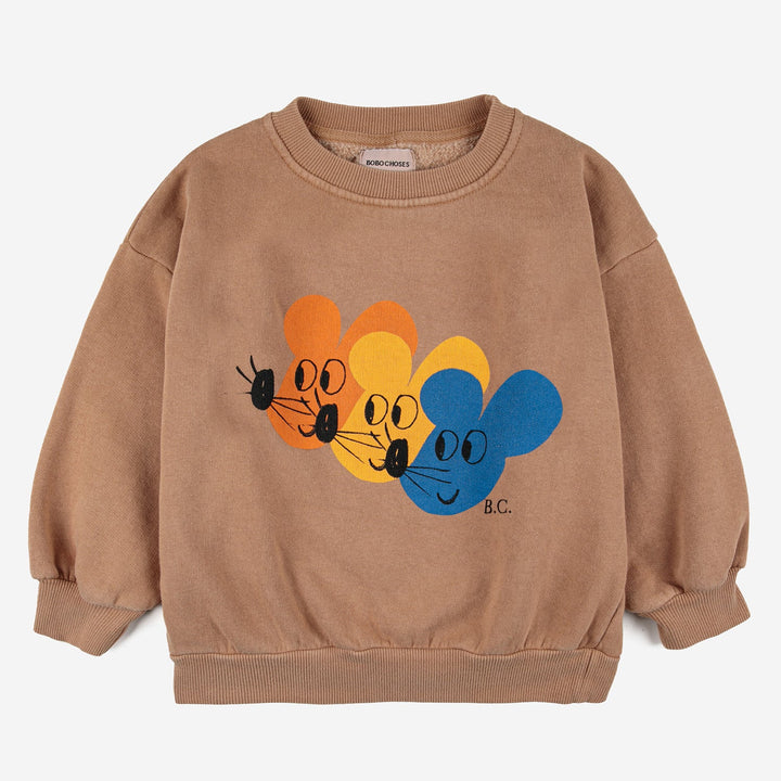 Multicolour Mouse Sweatshirt by Bobo Choses - Petite Belle