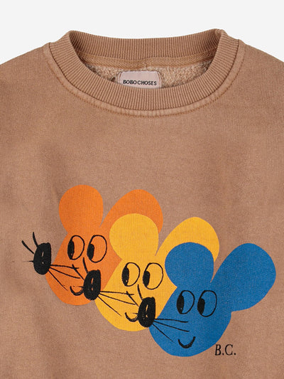 Multicolour Mouse Sweatshirt by Bobo Choses - Petite Belle
