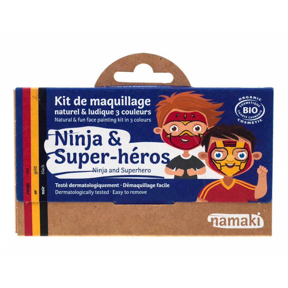 Ninja and Superhero Face Painting Kit by Namaki - Petite Belle