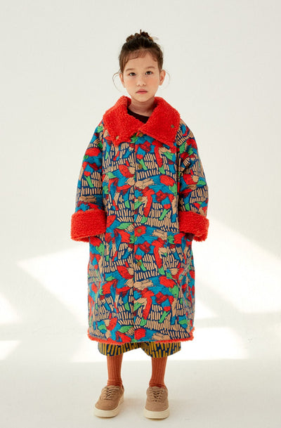 Painterly Reversible Coat by Momohanipopo - Petite Belle