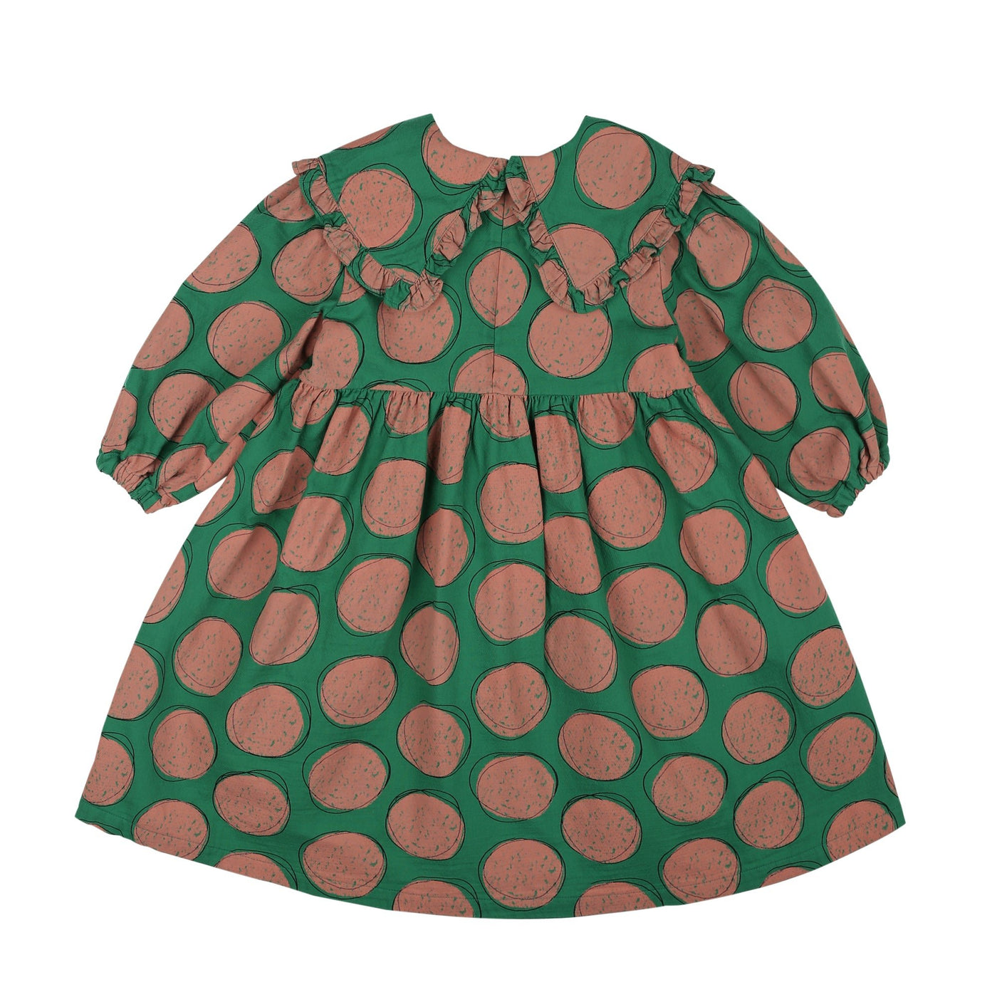 Pink Dot Collar Dress by Jelly Mallow - Petite Belle