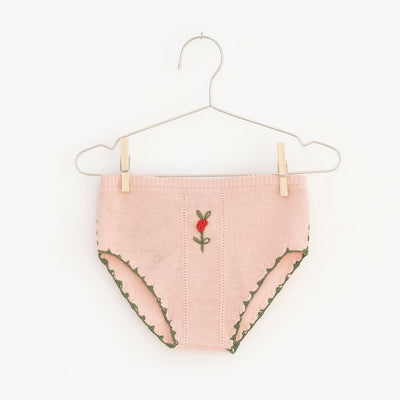 Pink Flowers Knit Shorties by Fish & Kids - Petite Belle
