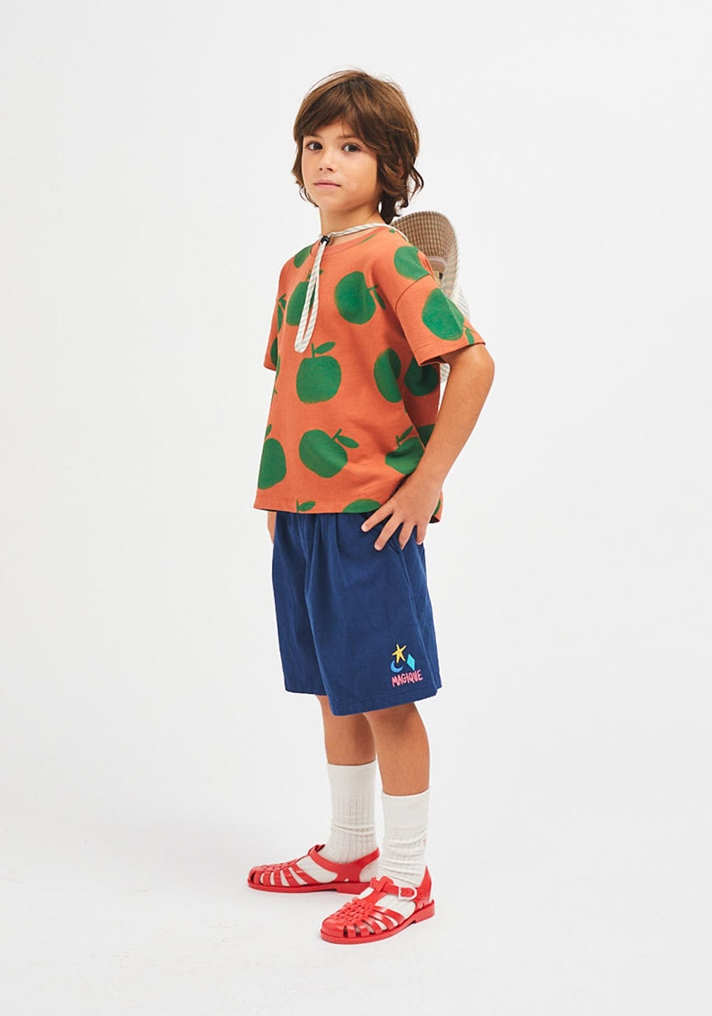 Pomme Tee in Brown by Jelly Mallow - Petite Belle