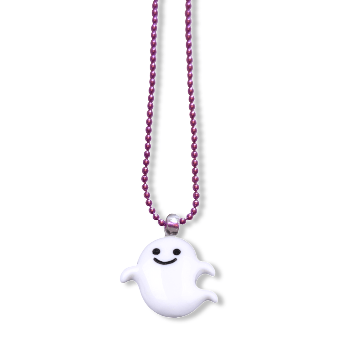 Pop Cutie Halloween Ghost Necklace - Petite Belle