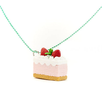 Pop Cutie x Iwako Strawberry Shortcake Necklace - Petite Belle