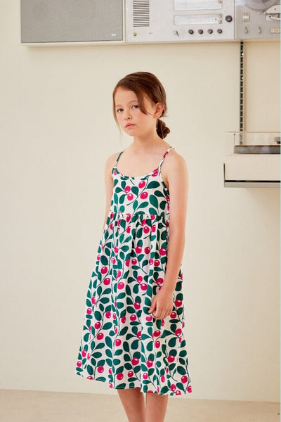 *PRE-ORDER* Berry Linen Sleeveless Dress by Momohanipopo - Petite Belle