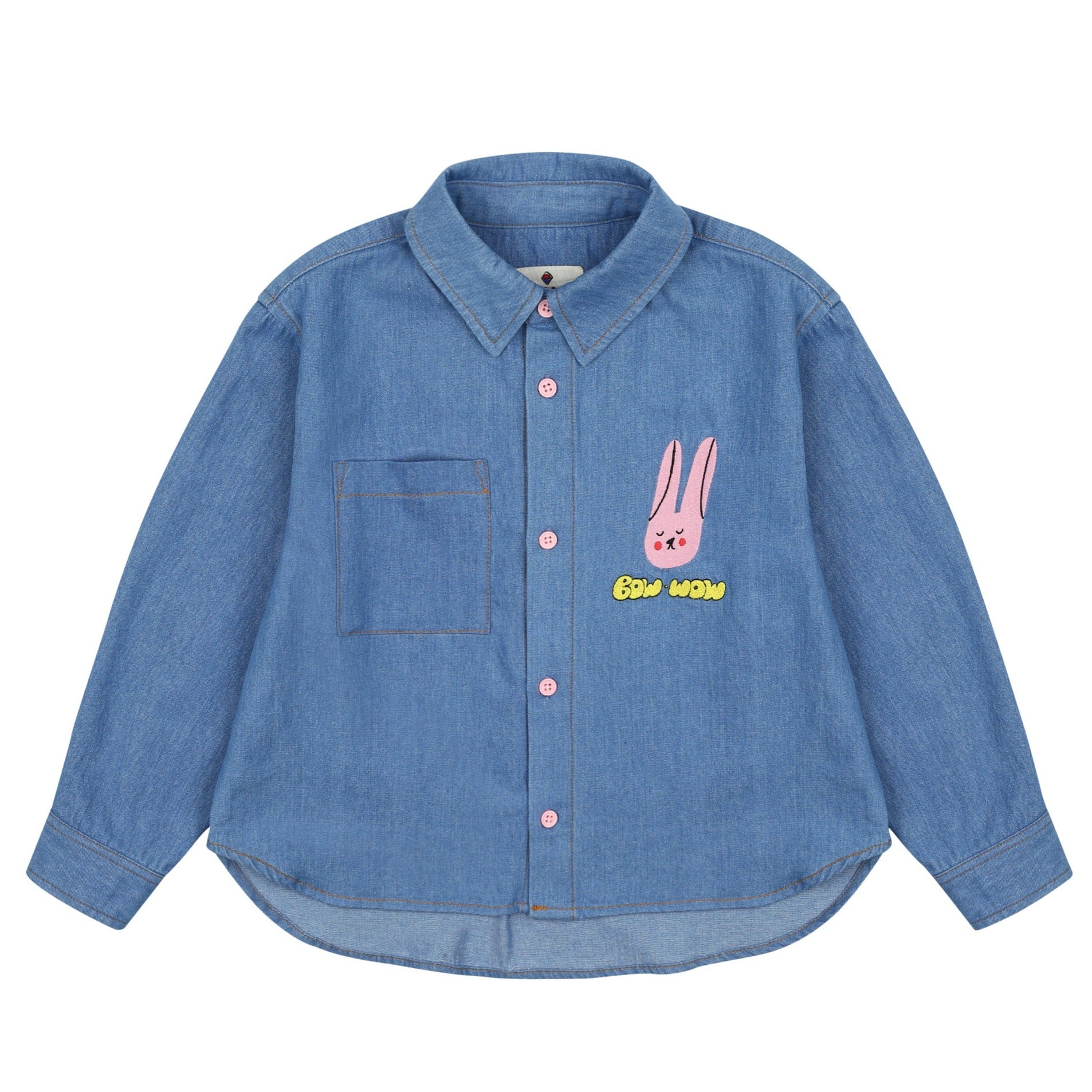 Rabbit Denim Shirt by Jelly Mallow - Petite Belle | UK Stockist