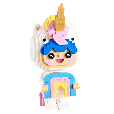 Rainbow Unicorn Mini-Bricks by Momiji - Petite Belle